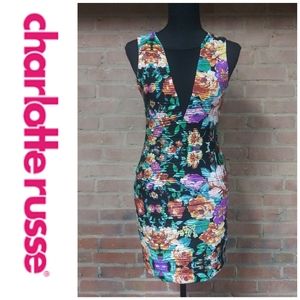 Charlotte Russe | 2 for $20 NWT Sheer Floral Bodycon Dress